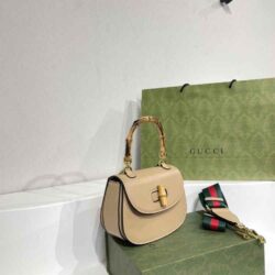 Gucci Bamboo 1947 small top handle bag replica