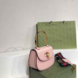 Gucci Bamboo 1947 small top handle bag replica