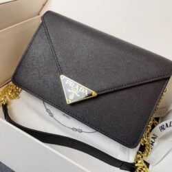 Prada Saffiano leather shoulder bag replica