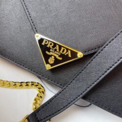 Prada Saffiano leather shoulder bag replica