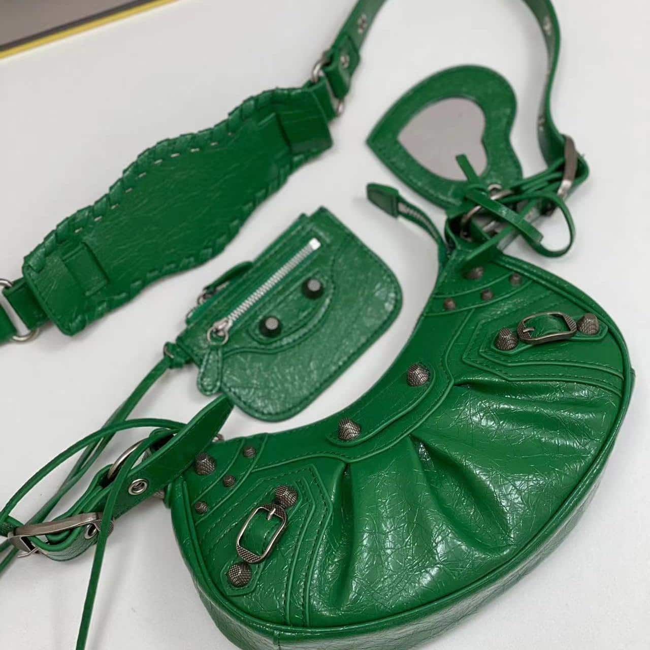 Balenciaga Le Cagole XS leather shoulder bag replica