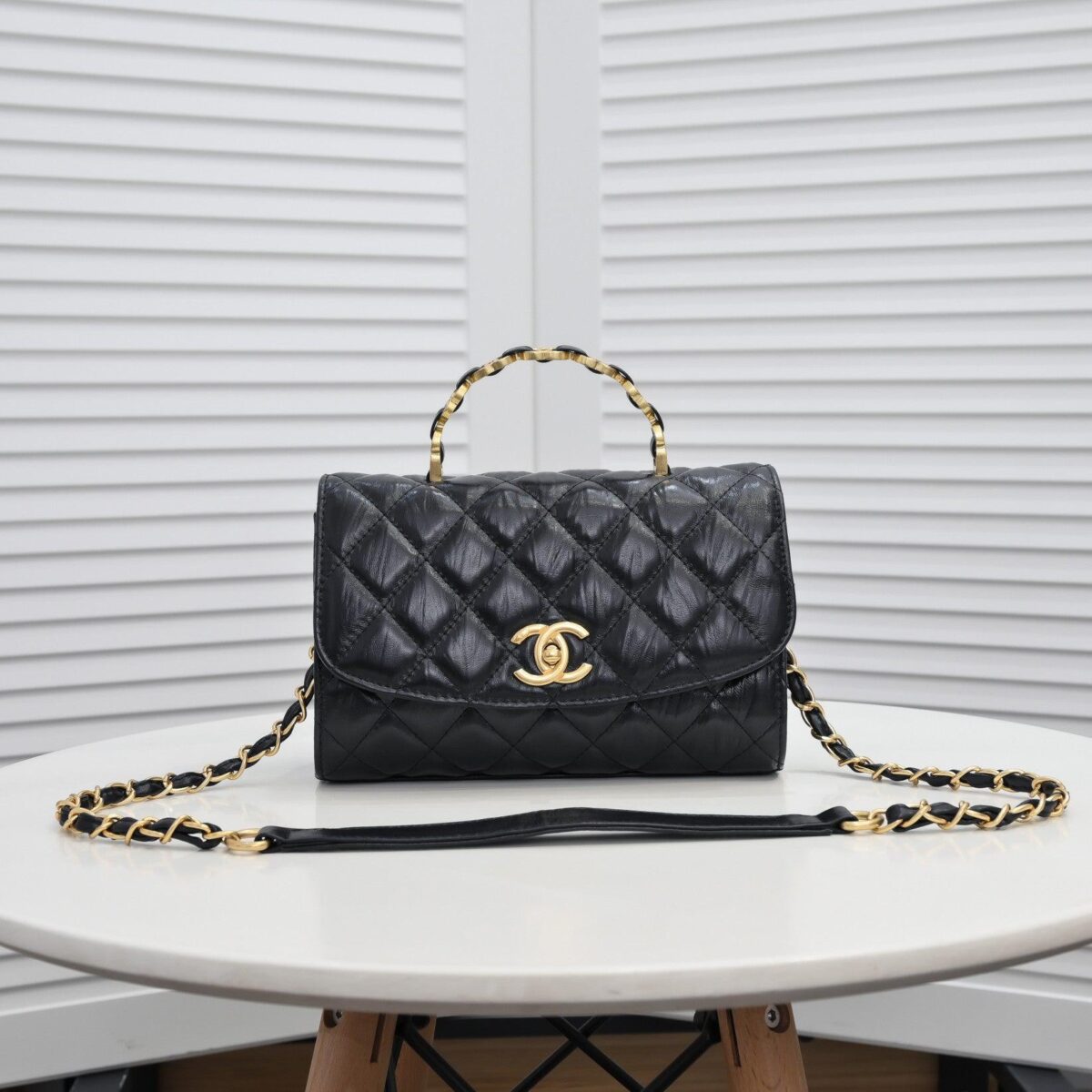 Chanel CC Wrapped Handle Bag replica