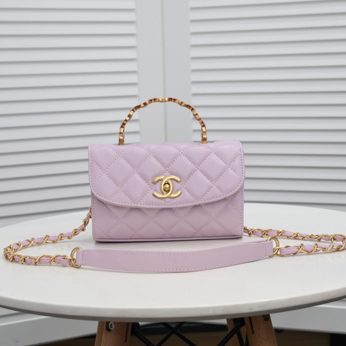 Chanel CC Wrapped Handle Bag replica