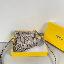 Fendi First Small python leather bag replica