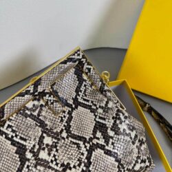 Fendi First Small python leather bag replica