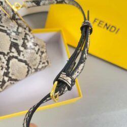 Fendi First Small python leather bag replica