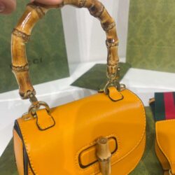 Gucci Bamboo 1947 small top handle bag replica