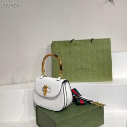 Gucci Bamboo 1947 small top handle bag replica