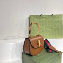 Gucci Bamboo 1947 small top handle bag replica