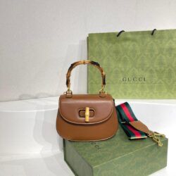 Gucci Bamboo 1947 small top handle bag replica