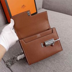 Hermes Verrou clutch bag replica