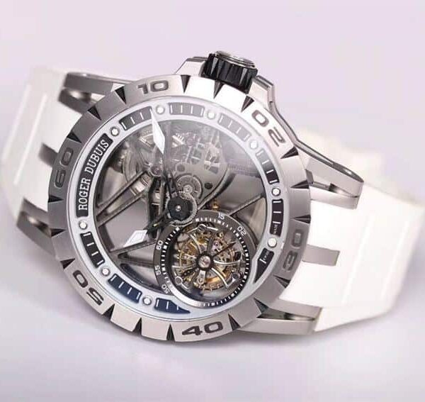 Roger Dubuis Excalibur Skeleton Flying Tourbillon replica