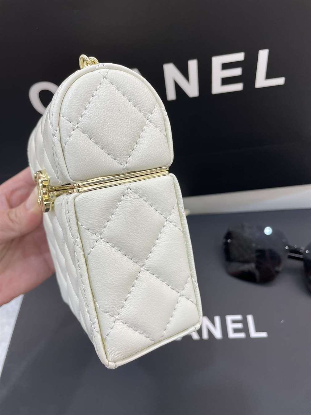 Chanel Small Box With Chain replica