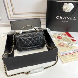 CHANEL Caviar Quilted Pick Me Up Wallet replica