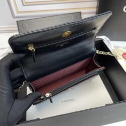 CHANEL Caviar Quilted Pick Me Up Wallet replica