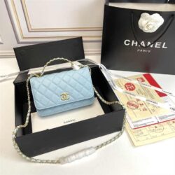 CHANEL Caviar Quilted Pick Me Up Wallet replica