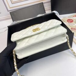 CHANEL Caviar Quilted Pick Me Up Wallet replica