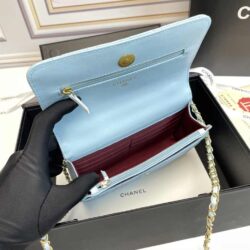 CHANEL Caviar Quilted Pick Me Up Wallet replica