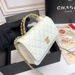 CHANEL Caviar Quilted Pick Me Up Wallet replica