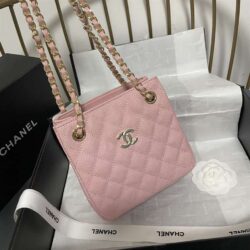 Chanel Caviar Mini Bucket Bag replica