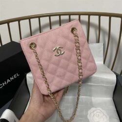 Chanel Caviar Mini Bucket Bag replica