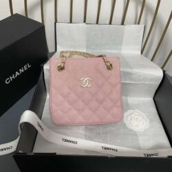 Chanel Caviar Mini Bucket Bag replica