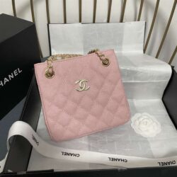 Chanel Caviar Mini Bucket Bag replica