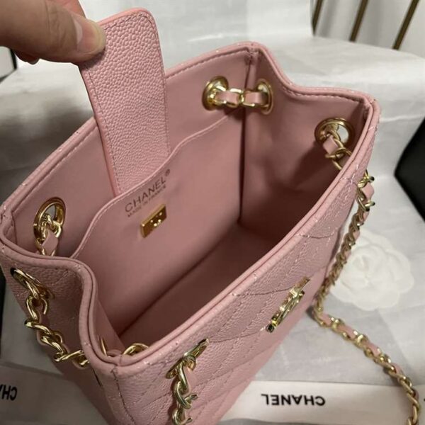 Chanel Caviar Mini Bucket Bag replica