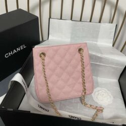 Chanel Caviar Mini Bucket Bag replica