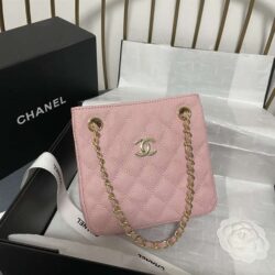 Chanel Caviar Mini Bucket Bag replica