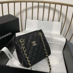 Chanel Caviar Mini Bucket Bag replica