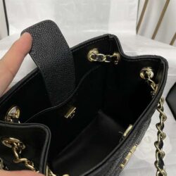 Chanel Caviar Mini Bucket Bag replica