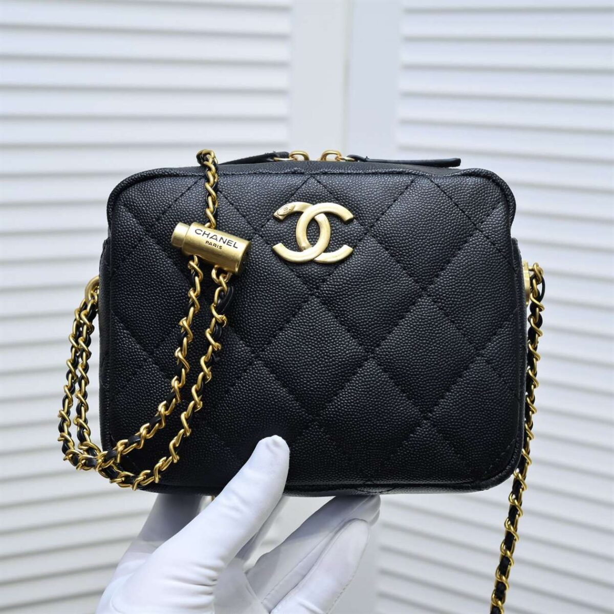 Chanel Grained Calfskin Camera Bag