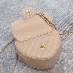 CHANEL Lambskin Quilted CC In Love Heart Bag