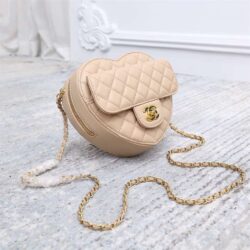 CHANEL Lambskin Quilted CC In Love Heart Bag