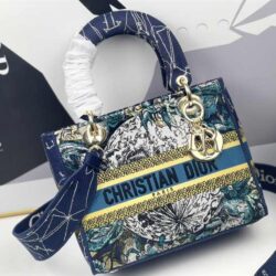 Dior Medium Lady-D Lite Constellation Pattern