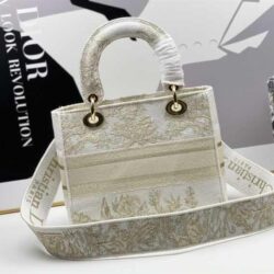 Dior Medium Lady-D Lite Animals Pattern replica