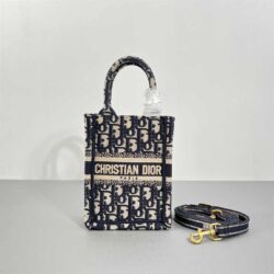 Dior Mini Book Tote Phone Bag Embroidery replica