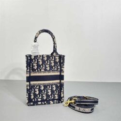 Dior Mini Book Tote Phone Bag Embroidery replica