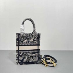 DIOR Mini Book Tote Phone Bag