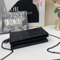 Dior LADY DIOR POUCH Diamond Motif replica