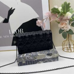 Dior LADY DIOR POUCH Diamond Motif replica