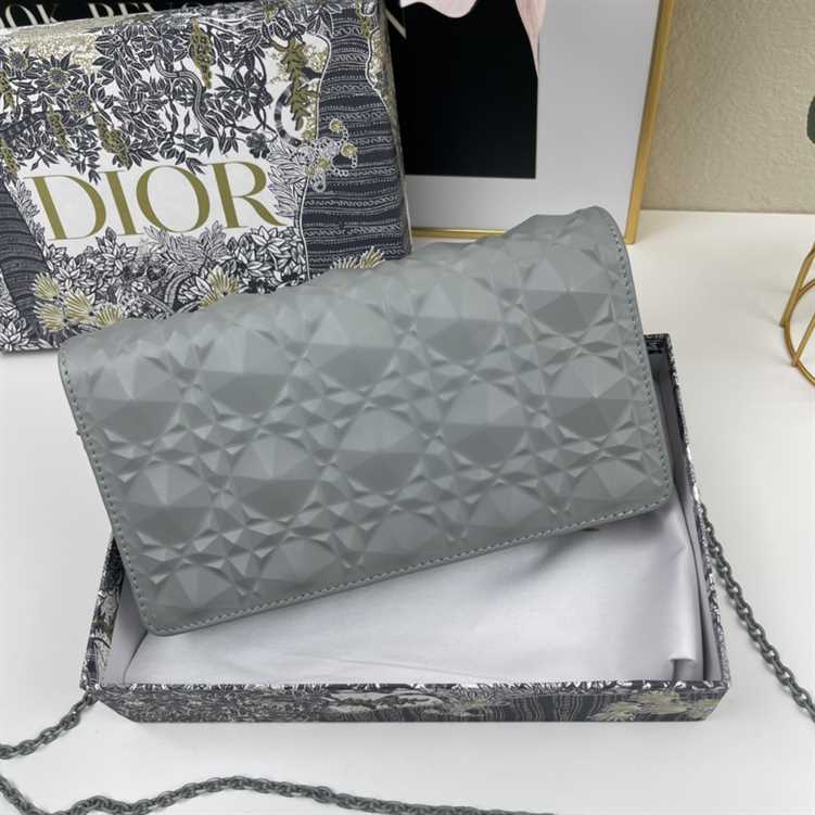 Dior LADY DIOR POUCH Diamond Motif replica