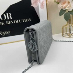 Dior LADY DIOR POUCH Diamond Motif replica