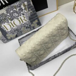 Dior LADY DIOR POUCH Diamond Motif replica