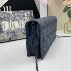 Dior LADY DIOR POUCH Diamond Motif replica