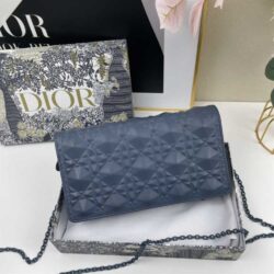 Dior LADY DIOR POUCH Diamond Motif replica