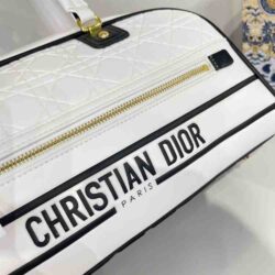 Dior MEDIUM VIBE ZIP BOWLING BAG Macrocannage replica