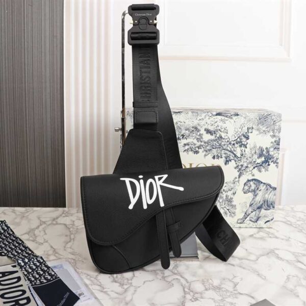 DIOR X KAWS Saddle Bag replica