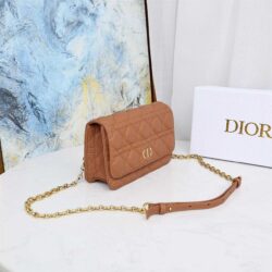 Dior Caro Belt Pouch With Chain replica